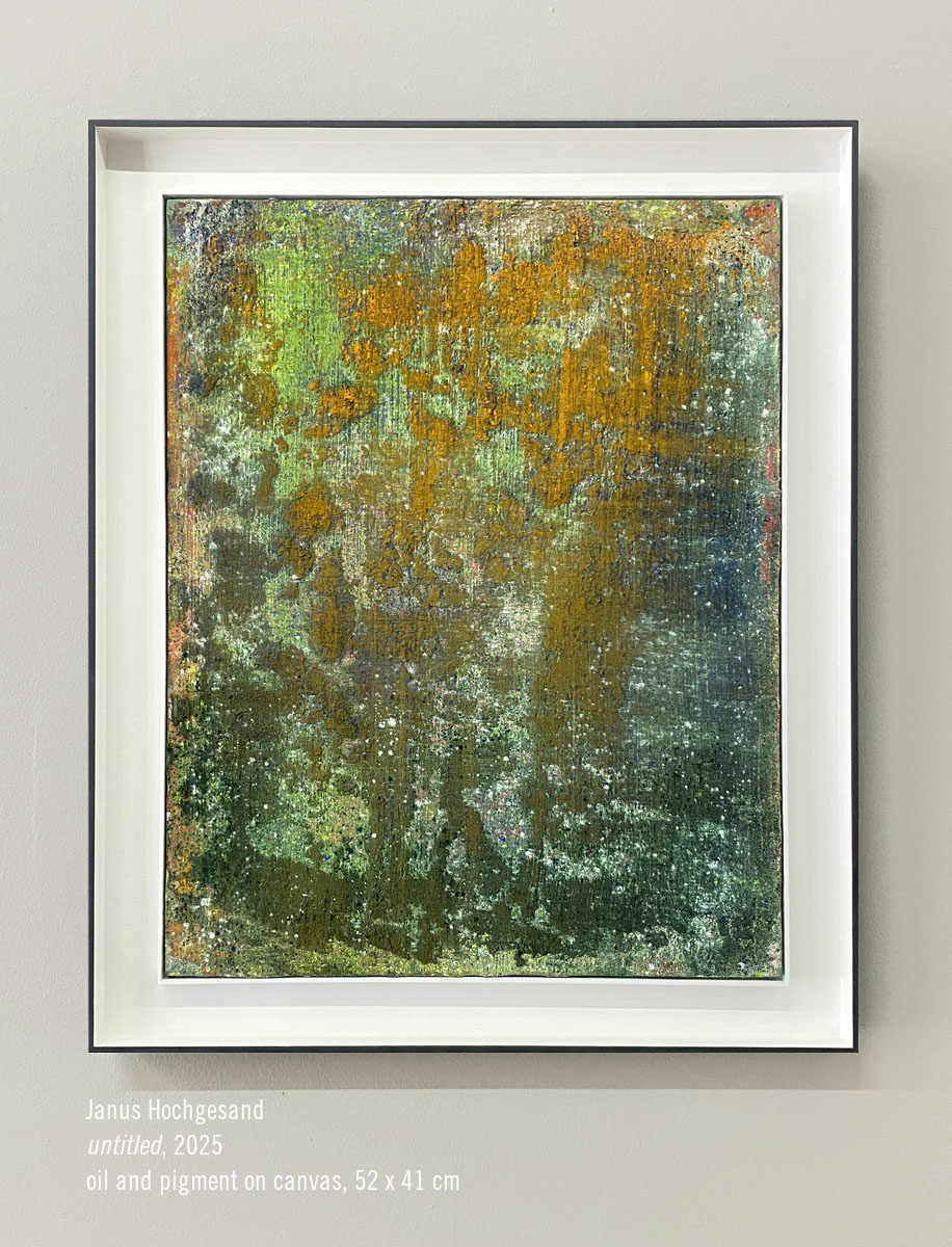 Janus Hochgesand, untitled, 2025, oil and pigment on canvas, 52 x 41 cm, Personal Structures Venice 2026