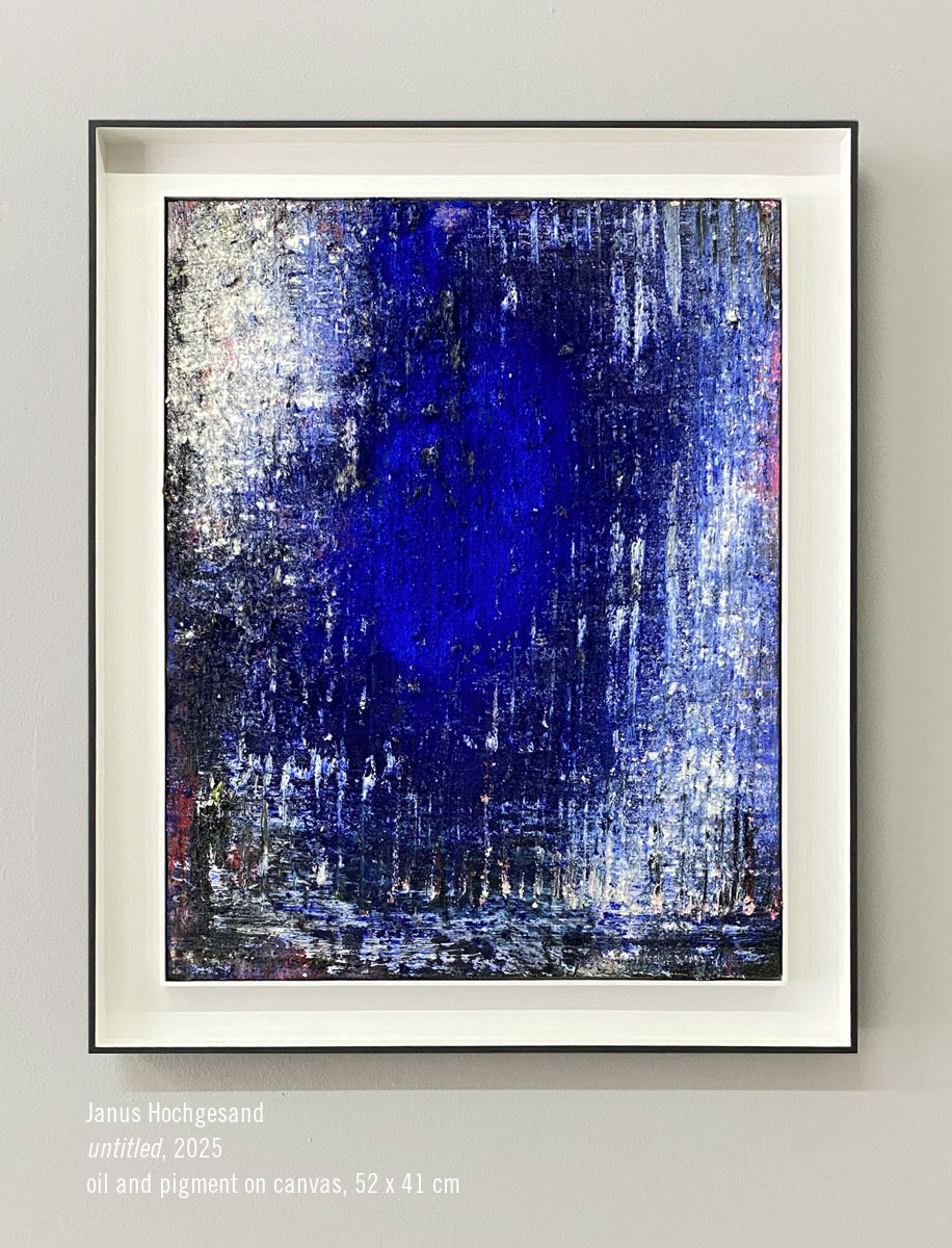 Janus Hochgesand, untitled, 2025, oil and pigment on canvas, 52 x 41 cm, Personal Structures Venice 2026
