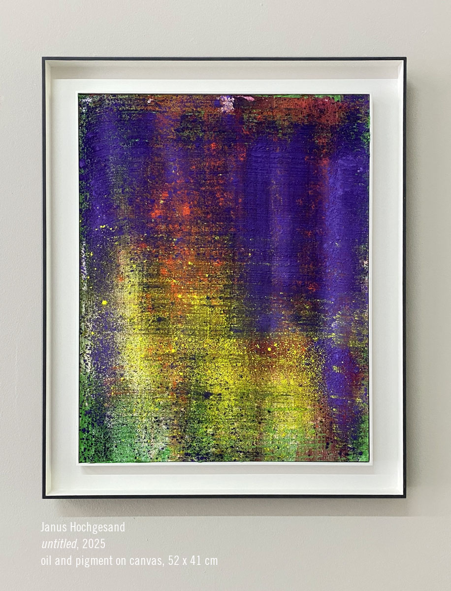 Janus Hochgesand, untitled, 2025, oil and pigment on canvas, 52 x 41 cm, Personal Structures Venice 2026