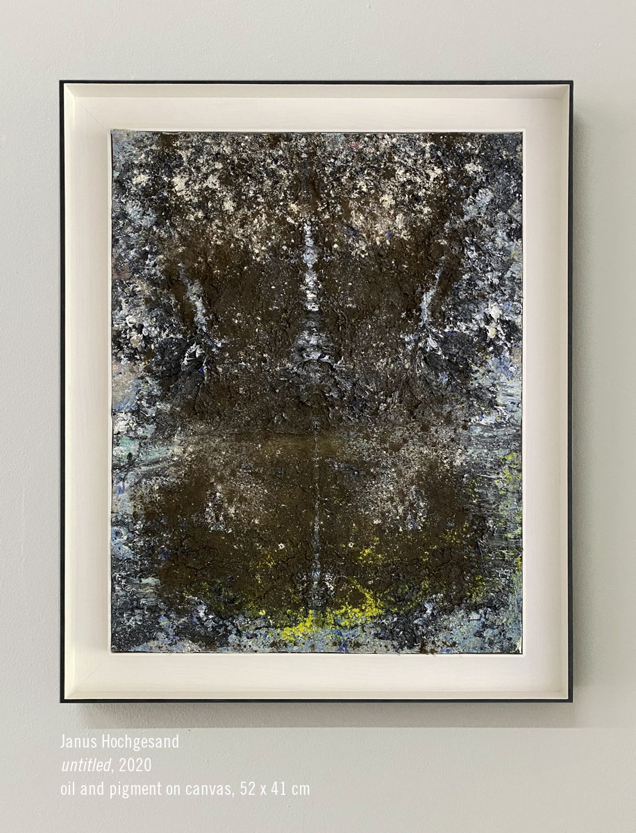 Janus Hochgesand, untitled, 2020, oil and pigment on canvas, 52 x 41 cm, Personal Structures Venice 2026
